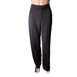 Pretty Little Thing Black Dress Pants 6 New! Tailored Straight Leg Career Date